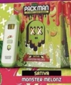 Packman Monster Melonz Disposable UK (SATIVA) - PACKMAN VAPES UK